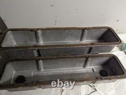 Vintage M/T Aluminum Valve Covers Small Block Chevy 1959-86 140R-50B MICKEY T