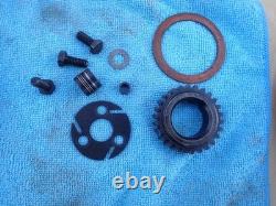 Vintage Milodon Small Block Chevy Gear Drive 283 327 350 400 Cover & Gears