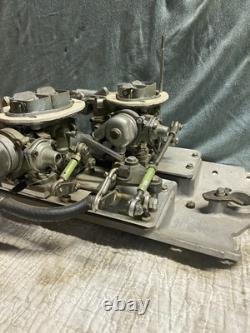 Vintage One Of A Kind Custom Built Intake Set Up Small Block Chevy McGURK ISKY