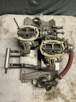 Vintage One Of A Kind Custom Built Intake Set Up Small Block Chevy McGURK ISKY