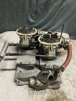 Vintage One Of A Kind Custom Built Intake Set Up Small Block Chevy McGURK ISKY