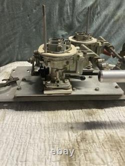 Vintage One Of A Kind Custom Built Intake Set Up Small Block Chevy McGURK ISKY