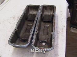 Vintage Small Block Chevy Valve Covers A F/X Rare Collectable SBC