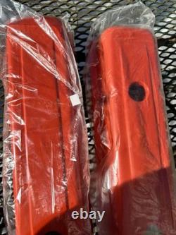 Vintage Small Block Chevy Valve Covers New Orange