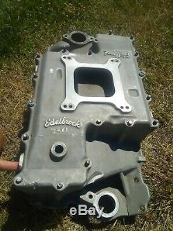 Vintage Smokey Yunick Edelbrock SYC1 RAM Aluminum Small Block Intake Manifold