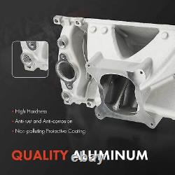 Vortec Single Plane Small Block High Rise Intake Manifold for Chevy 350 Aluminum