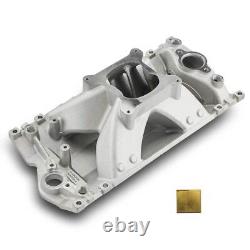 Vortec Single Plane Small Block High Rise Intake Manifold for Chevy 350 Aluminum