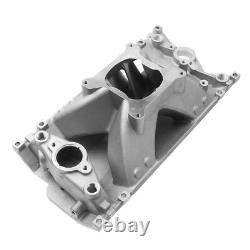 Vortec Small Block High Rise Intake Manifold Front for Chevy 350 Single Plane