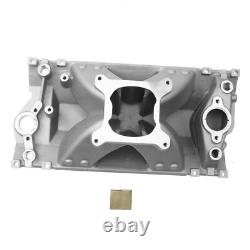 Vortec Small Block High Rise Intake Manifold Front for Chevy 350 Single Plane