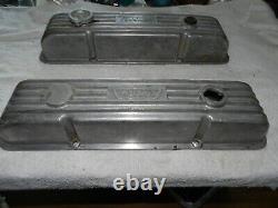 WEIAND 5 Finned Small Block Chevy SBC 283 327 350 400 Valve Covers