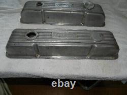 WEIAND 5 Finned Small Block Chevy SBC 283 327 350 400 Valve Covers