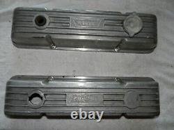 WEIAND 5 Finned Small Block Chevy SBC 283 327 350 400 Valve Covers