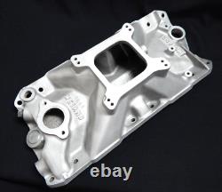 WEIAND 7508 Aluminum Intake Manifold SBC Small Block Chevy Single Plane 4150