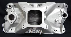 WEIAND 7508 Aluminum Intake Manifold SBC Small Block Chevy Single Plane 4150