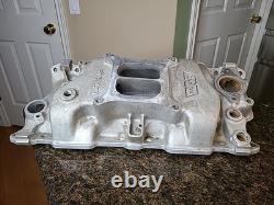 WEIAND Stealth 8016 Aluminum Intake Manifold SBC Small Block Chevy 4 Barrel Carb