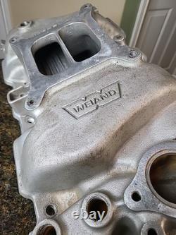 WEIAND Stealth 8016 Aluminum Intake Manifold SBC Small Block Chevy 4 Barrel Carb