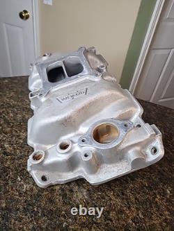 WEIAND Stealth 8016 Aluminum Intake Manifold SBC Small Block Chevy 4 Barrel Carb