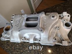 WEIAND Stealth 8016 Aluminum Intake Manifold SBC Small Block Chevy 4 Barrel Carb