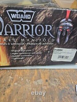 WEIAND Warrior Intake Manifold 8120BK 55 to 86 SBC small block chevy