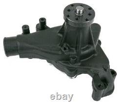 Water Pump BLACK High Flow ALUMINUM Chevy Small Block LONG 350 305 307 327 400