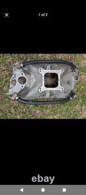 Weiand 7504 Intake Manifold SBC Small Block Chevy Dual Plane Square Bore Alloy