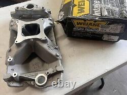 Weiand 7530WND Team G Intake Manifold for Chevy Small Block V8 ^