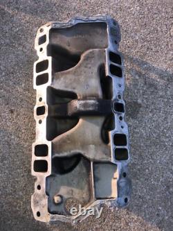 Weiand Aluminum Intake Manifold 8004 Sbc Small Block Chevy 350 Motor NICE Shape