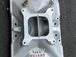 Weiand Small Block Chevy Intake Manifold Part # 7546 Used