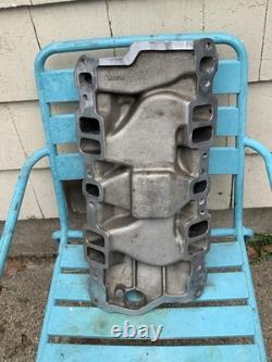 Weiand Stealth Aluminum Intake Manifold 8016 VINTAGE SBC Small Block Chevy