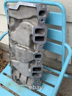 Weiand Stealth Aluminum Intake Manifold 8016 VINTAGE SBC Small Block Chevy