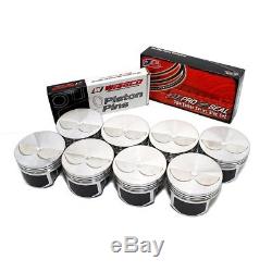 Wiseco PTS510A3 Pro Tru Pistons Small Block Chevy 400 2V Flat Top. 30 Over Bore
